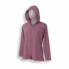 Trasaga Transit Air-Cotton hoodie in rose showing hood design detail