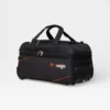 Trasaga expandable trolley duffle bag in black for cabin and travel use in India