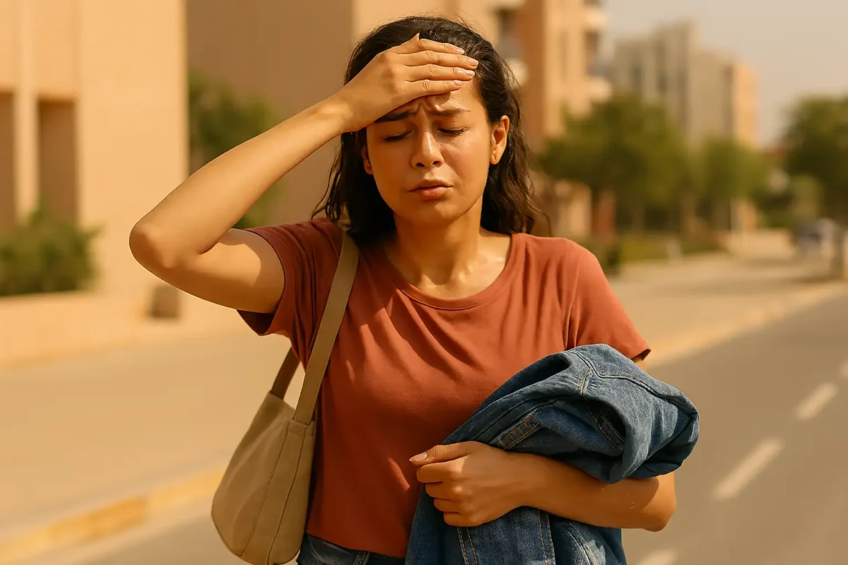 Denim jacket uncomfortable for summer travel in hot weather